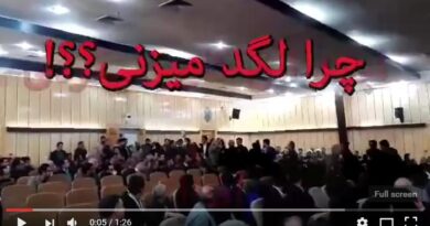 توهین و لگد زدن به دانشجویان در سخنرانی ابتکار