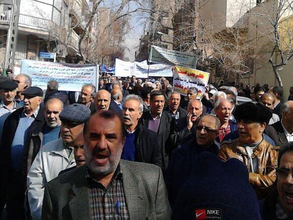 تجمع امروز بازنشستگان