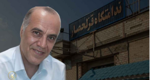 پیام شاهرخ دانشور کار زندانی سیاسی زیر حکم اعدام از زندان قزلحصار