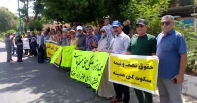 تجمع اعتراضی بازنشستگان در چند شهر ایران؛ «جنگ‌طلبی کافیه، سفره ما خالیه»