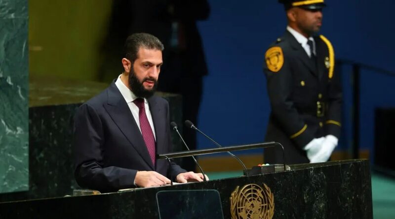 احمد الشرع در مجمع عمومی سازمان ملل: جولان همواره سرزمین سوریه باقی خواهد ماند